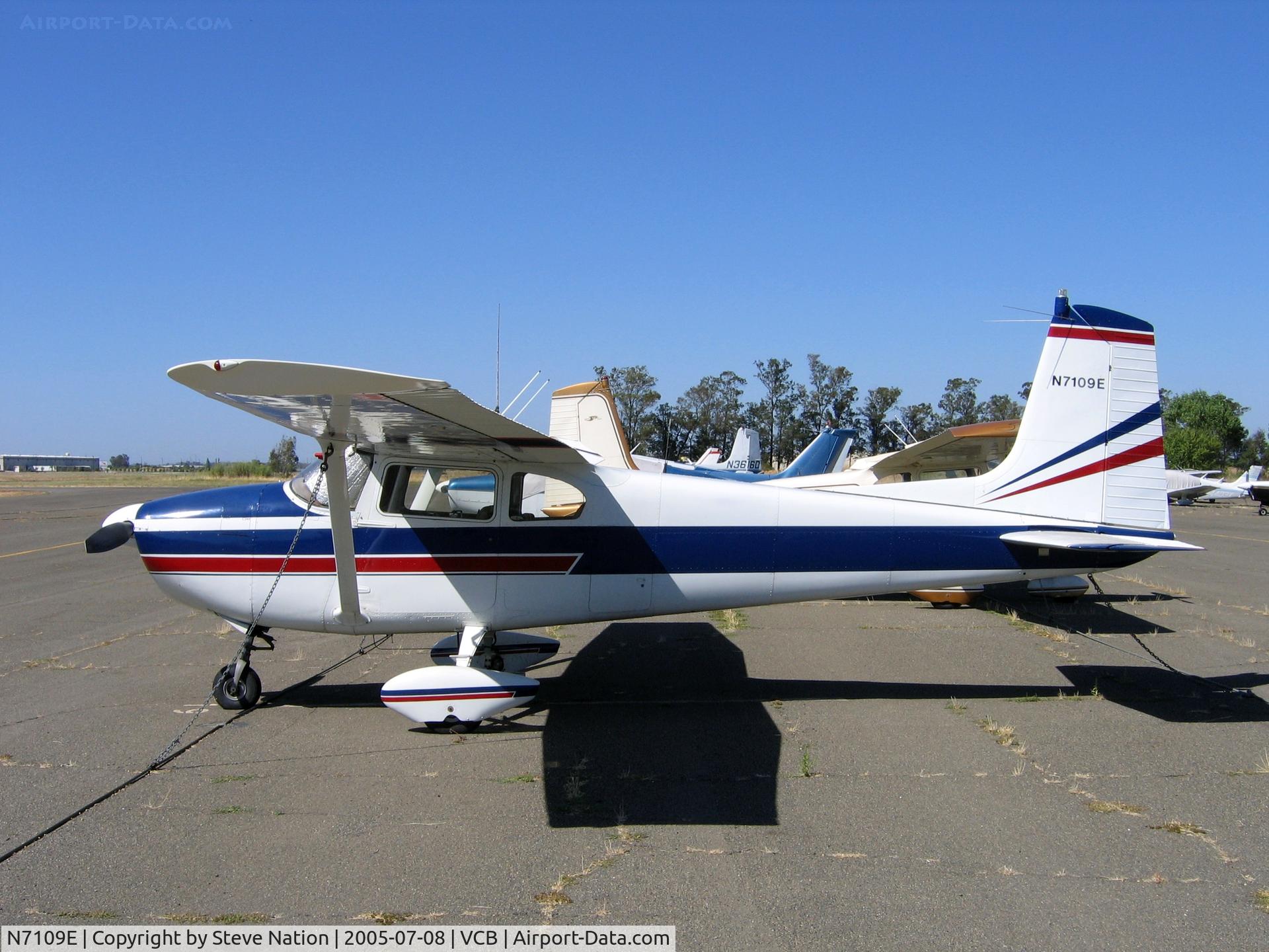 N7109E, 1959 Cessna 182B Skylane C/N 52109, 1959 Cessna 182B (straight tail) at Nut Tree Airport, Vacaville, CA