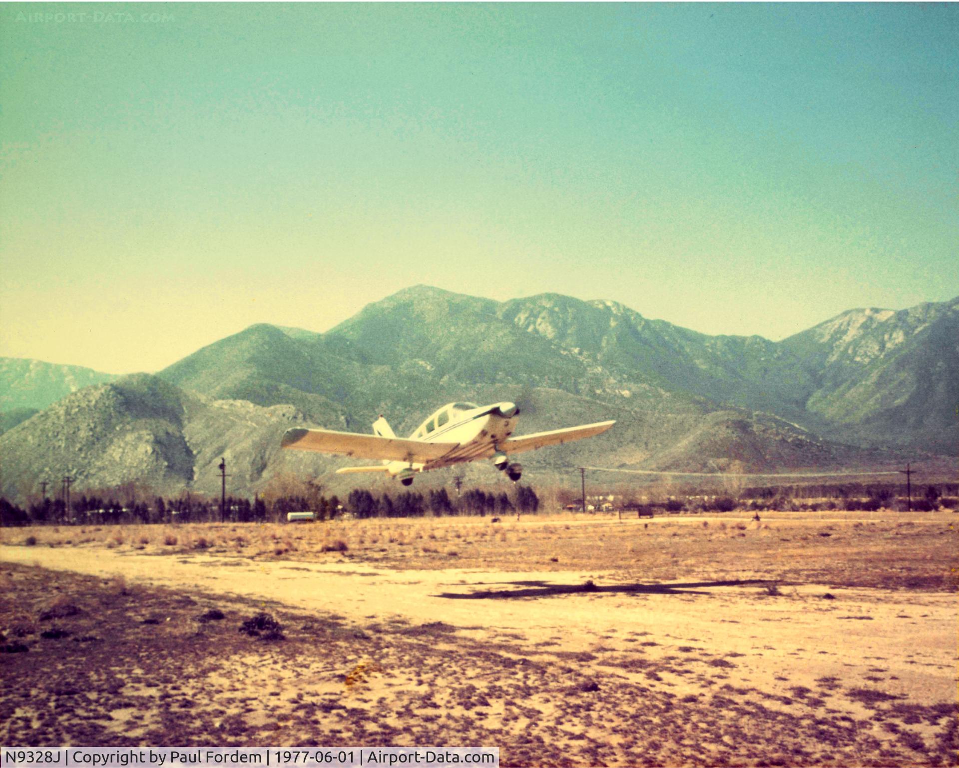 N9328J, 1966 Piper PA-28-180 C/N 28-3422, N9328J Circa 1977 So Cal Desert