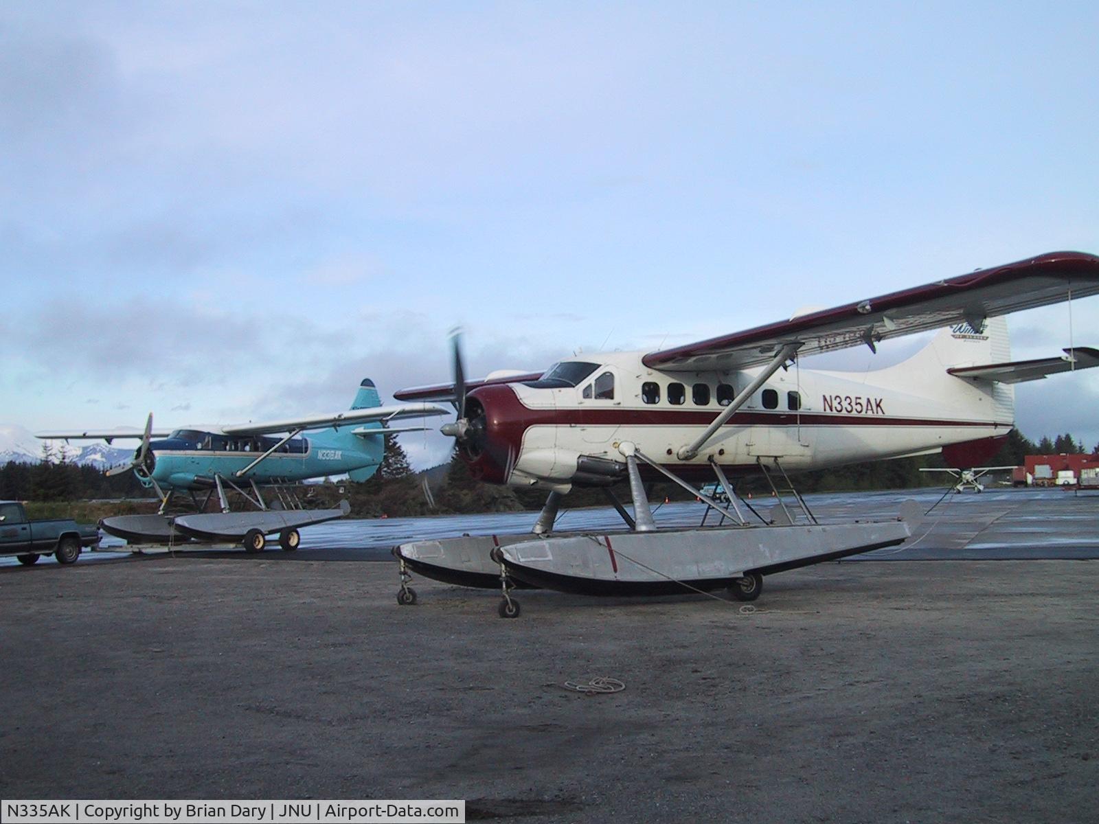 N335AK, 1958 De Havilland Canada DHC-3 Otter C/N 263, Warming up at Wings of Alaska Airline, Juneau AK
