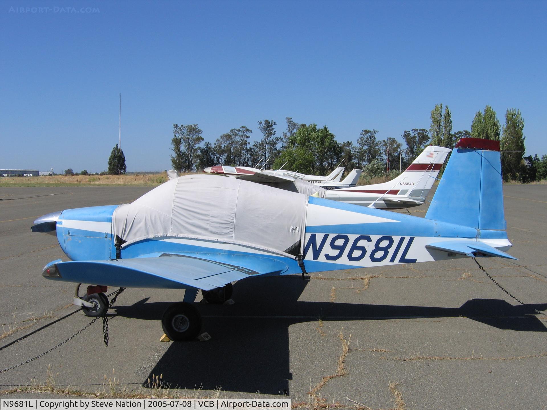 N9681L, 1973 Grumman American AA-1B Trainer C/N AA1B-0181, 1973 Grumman-American AA-1B at Nut tree airport, Vacaville, CA