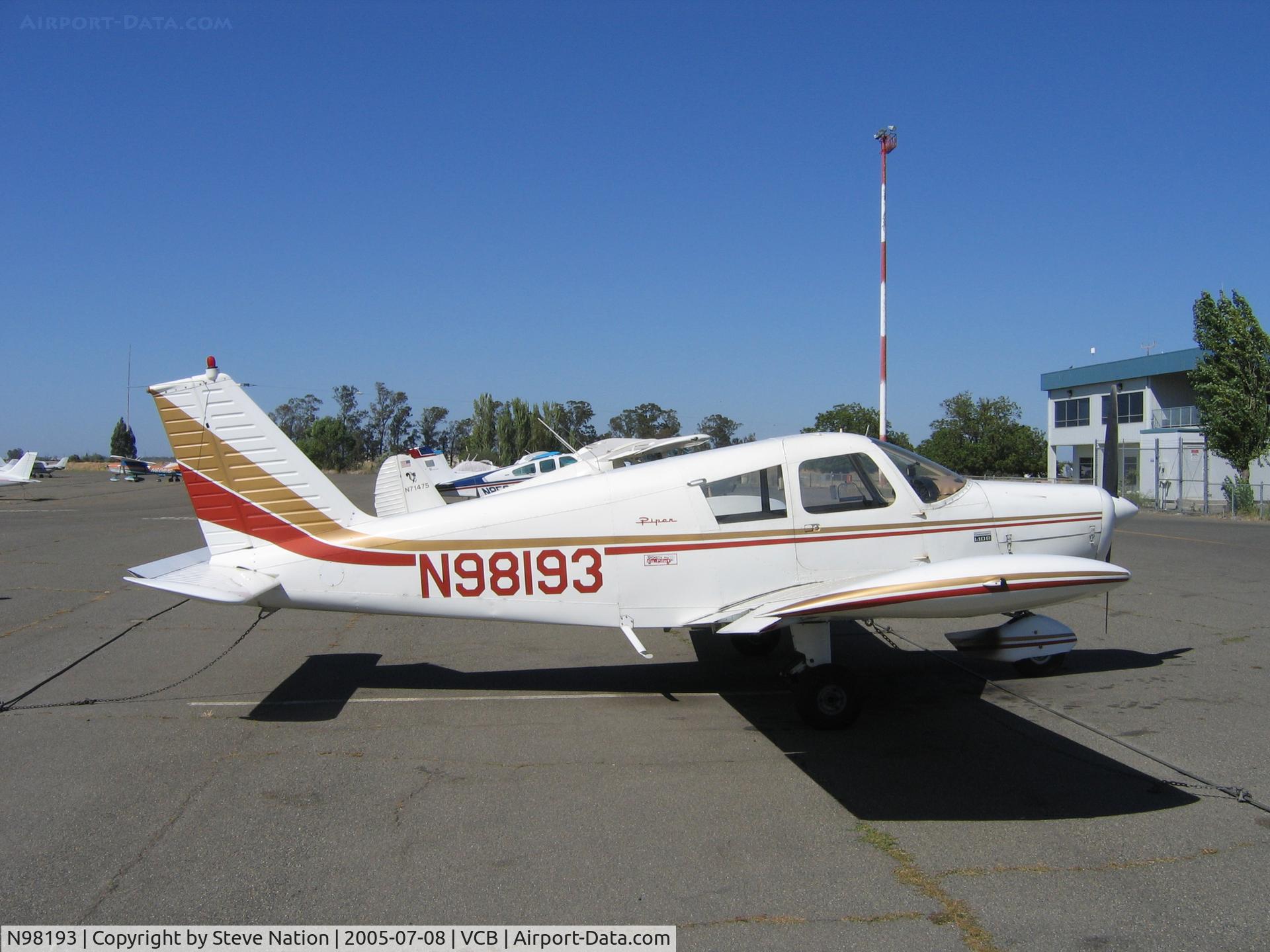 N98193, 1969 Piper PA-28-140 C/N 28-26096, Blue Skies Associates 1969 Piper PA-28-140 at Nut tree airport, Vacaville, CA