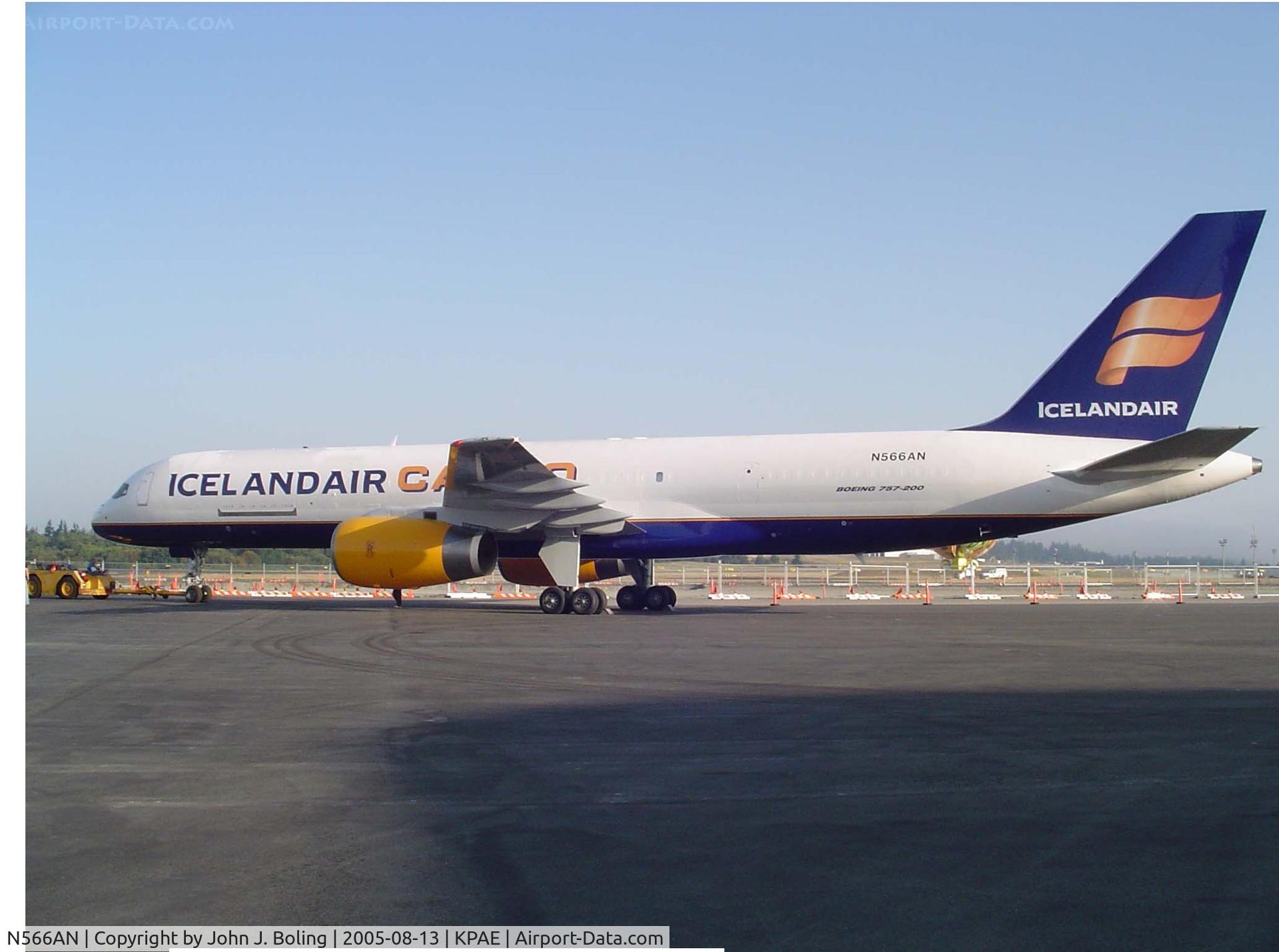 N566AN, 1989 Boeing 757-23APF C/N 24566, New paint. Ferry to Iceland by John Boling and Don Sullivan