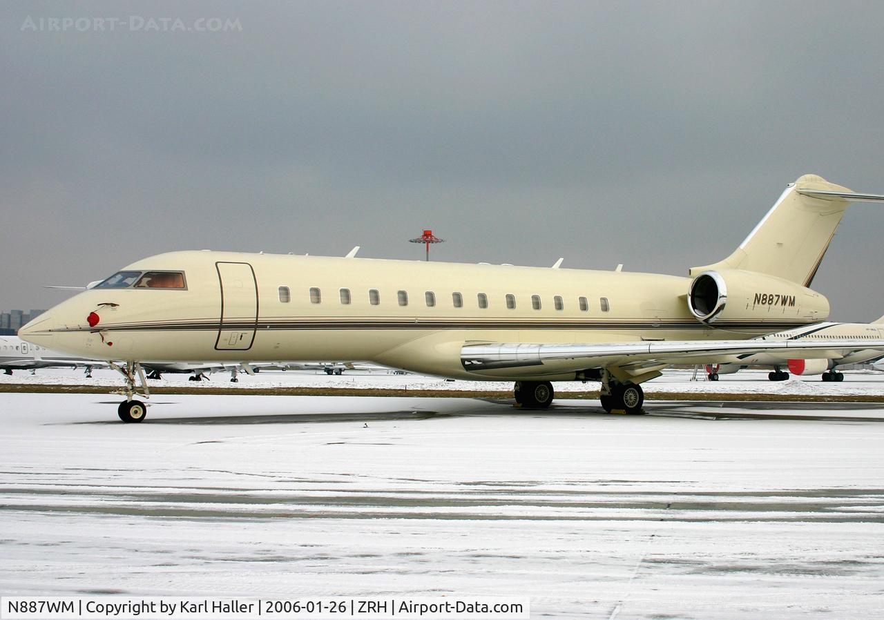 N887WM, 1999 Bombardier BD-700-1A10 Global Express C/N 9041, WEF 2006 Davos