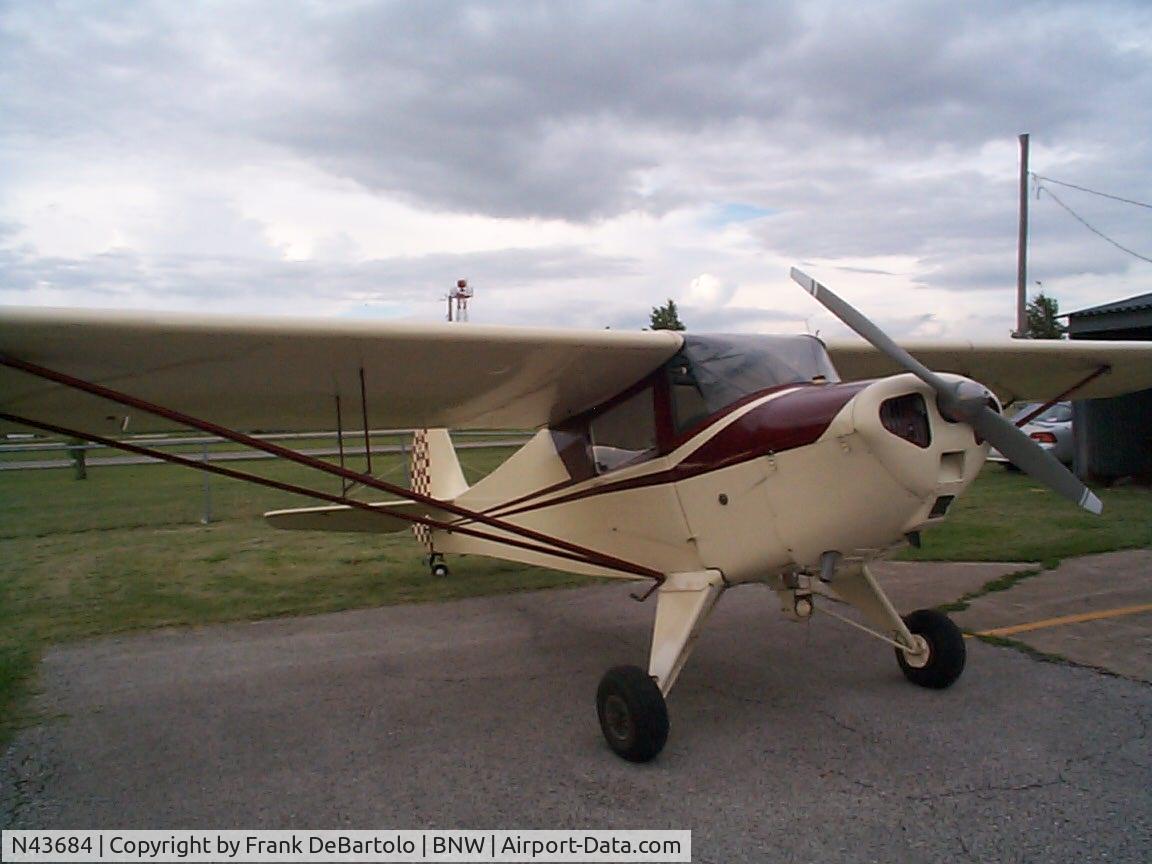 N43684, 1946 Taylorcraft BC12-D C/N 7343, Standard BC12-D