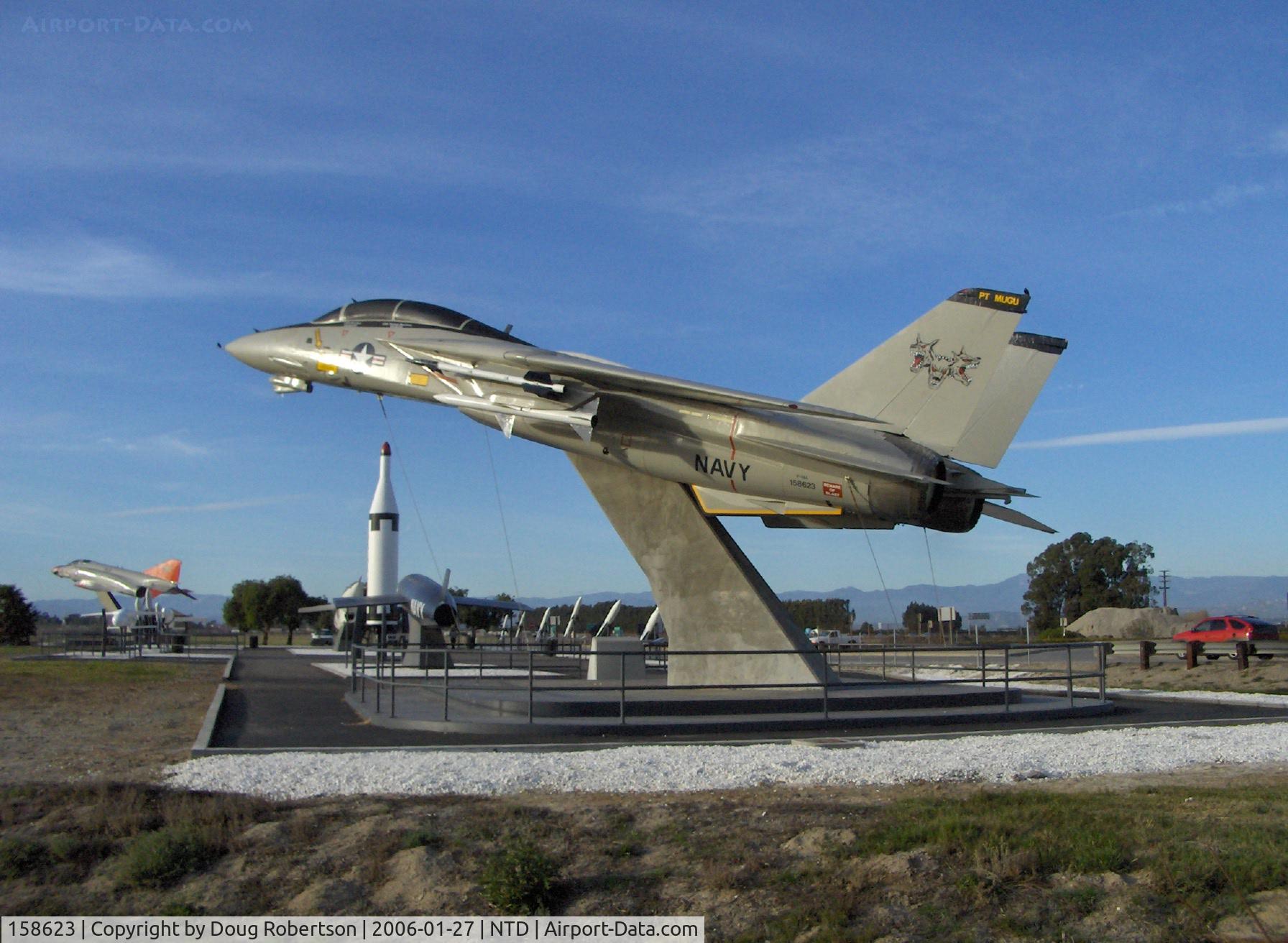 158623, 1973 Grumman F-14A Tomcat C/N 24, 1973 Grumman F-14A TOMCAT, belongs to National Museum of Naval Aviation-Pensacola, FL on permanent loan to Missile Park, Point Mugu at NTD
