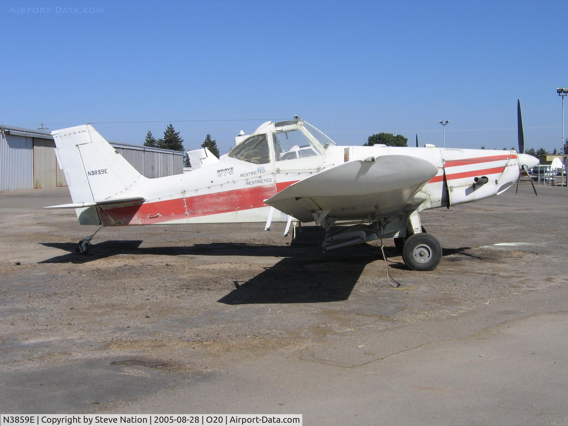 N3859E, 1978 Piper PA-36-375 Brave 375 C/N 36-7802028, San Joaquin Air 1975 Piper PA-36-375 Brave rigged as duster at Lodi Airpark, CA