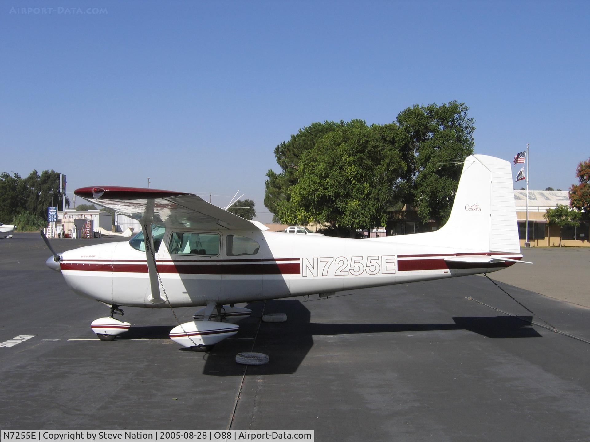 N7255E, 1959 Cessna 182B Skylane C/N 52255, 1959 Cessna 182B at University Airport, Davis CA