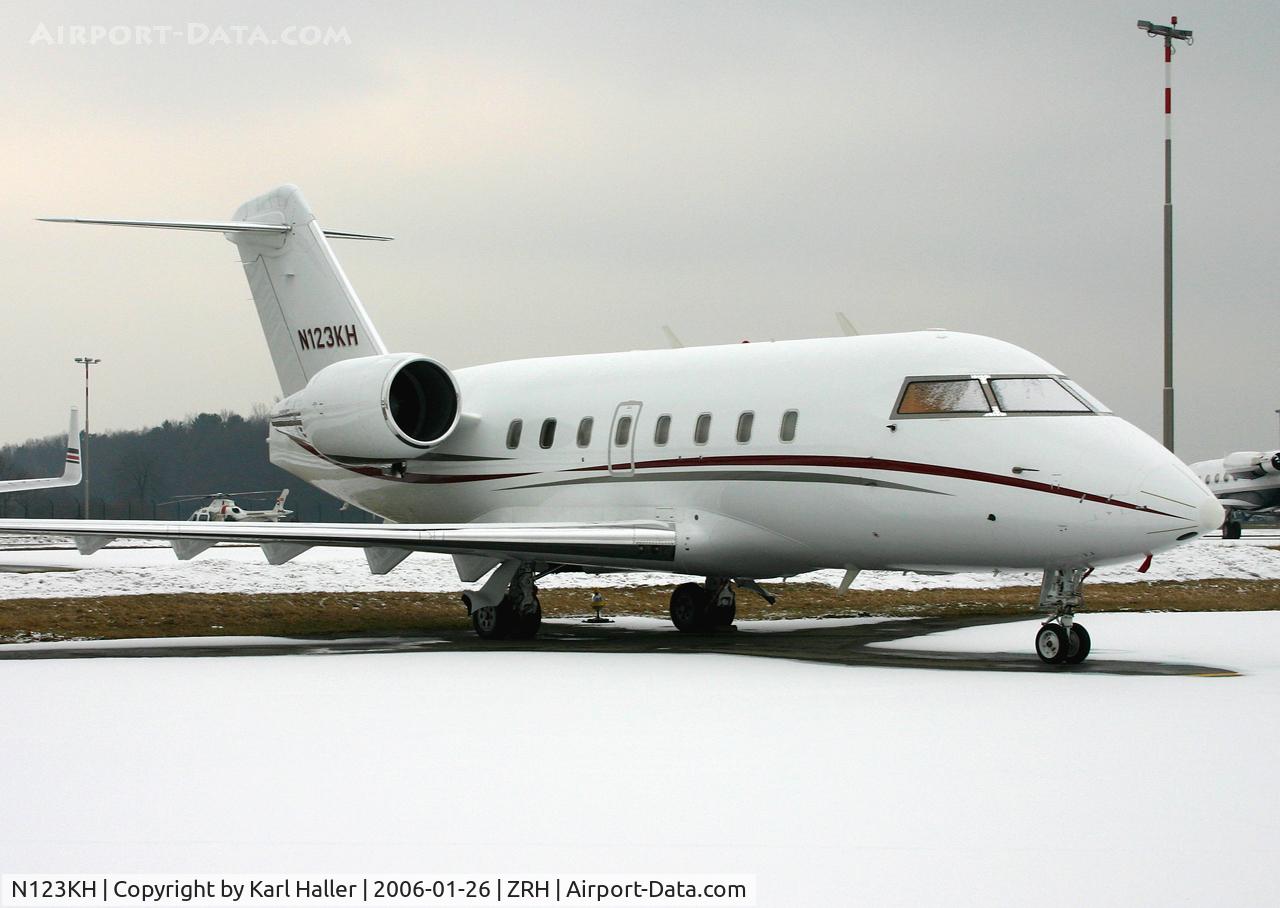 N123KH, 1995 Canadair Challenger 604 (CL-600-2B16) C/N 5301, WEF 2006 Davos