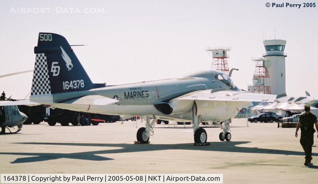 164378, Grumman A-6E Intruder C/N I-718, A-6E TRAM, on static, and now at the museum near MCAS Cherry Point