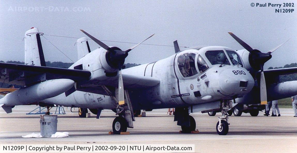 N1209P, 1962 Grumman OV-1B Mohawk C/N 49B, Close-up of Mohawk Eight Niner Zero