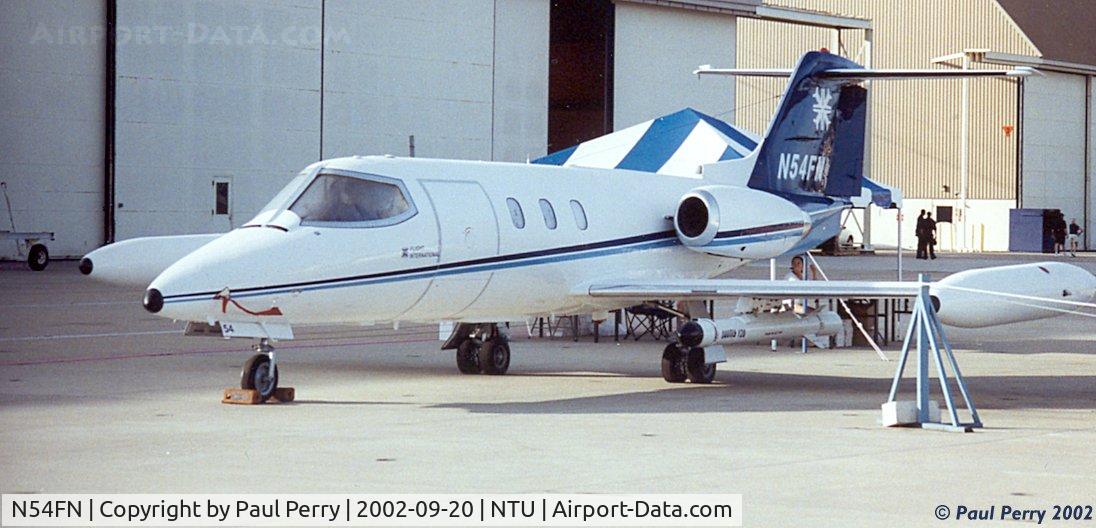 N54FN, 1972 Gates Learjet 25C C/N 25-083, Lear used for EW training and simulations