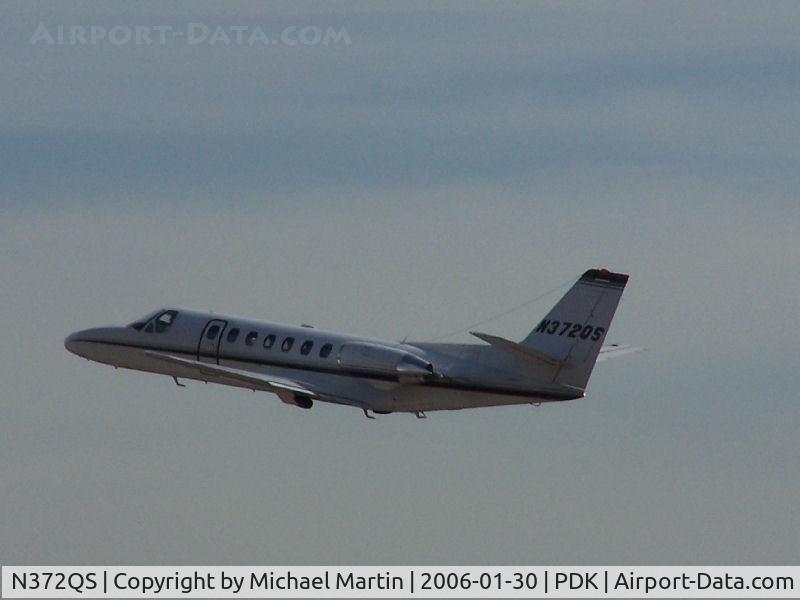 N372QS, 2008 Cessna 680 Citation Sovereign C/N 680-0201, Departing PDK - Gear Up!