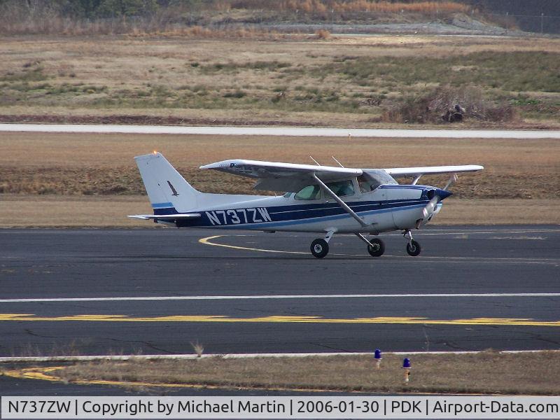 N737ZW, 1977 Cessna 172N C/N 17269811, Aviation Atlanta student preparing to take off.