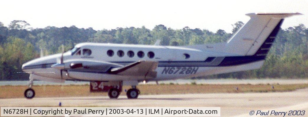 N6728H, 1984 Beech B200 King Air C/N BB-1193, Don't let the scan fool you...a sharp looking bird