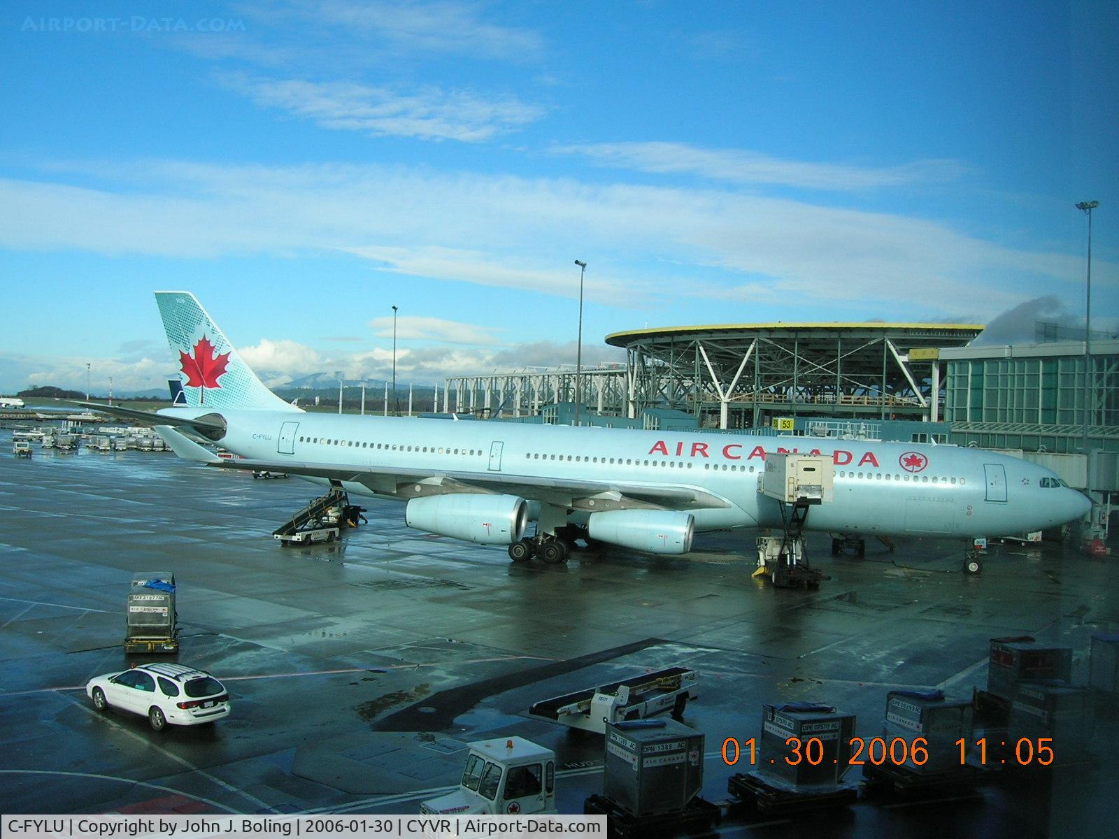 C-FYLU, 1997 Airbus A340-313 C/N 179, A-340 at Vancouver