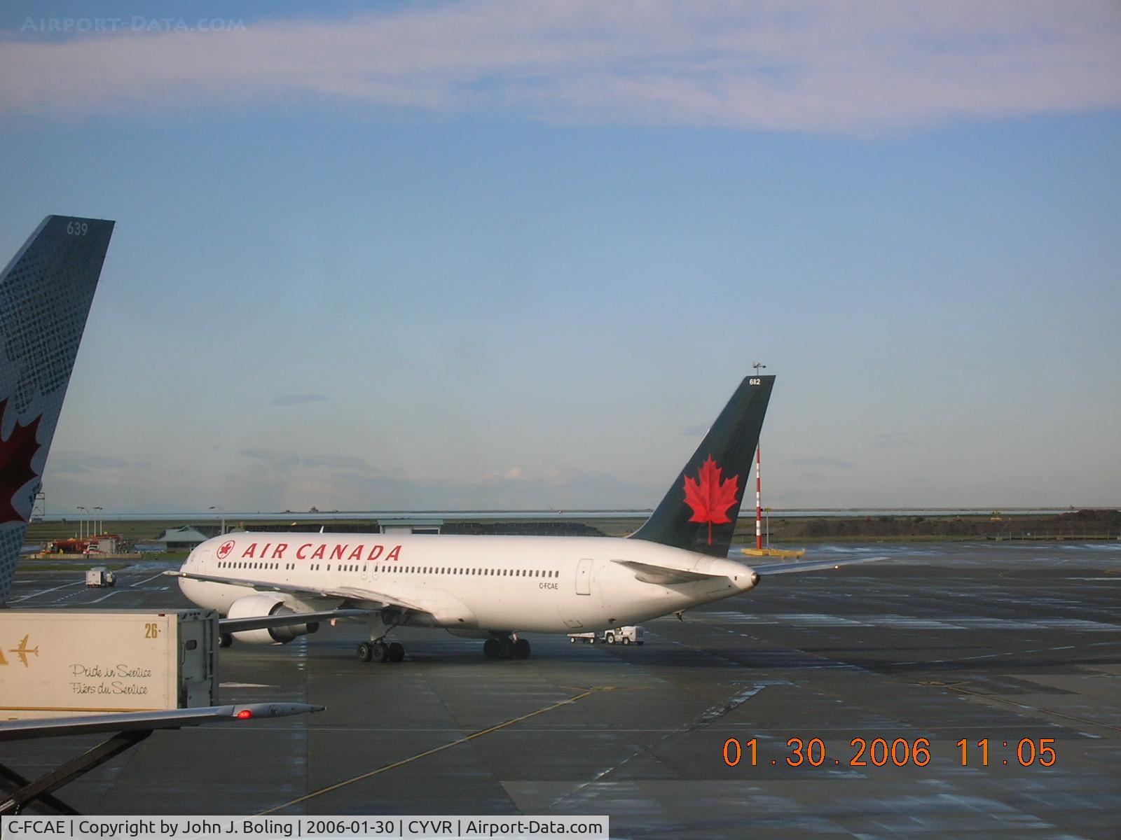 C-FCAE, 1988 Boeing 767-375/ER C/N 24083, Boeing 767-300 at Vancouver
