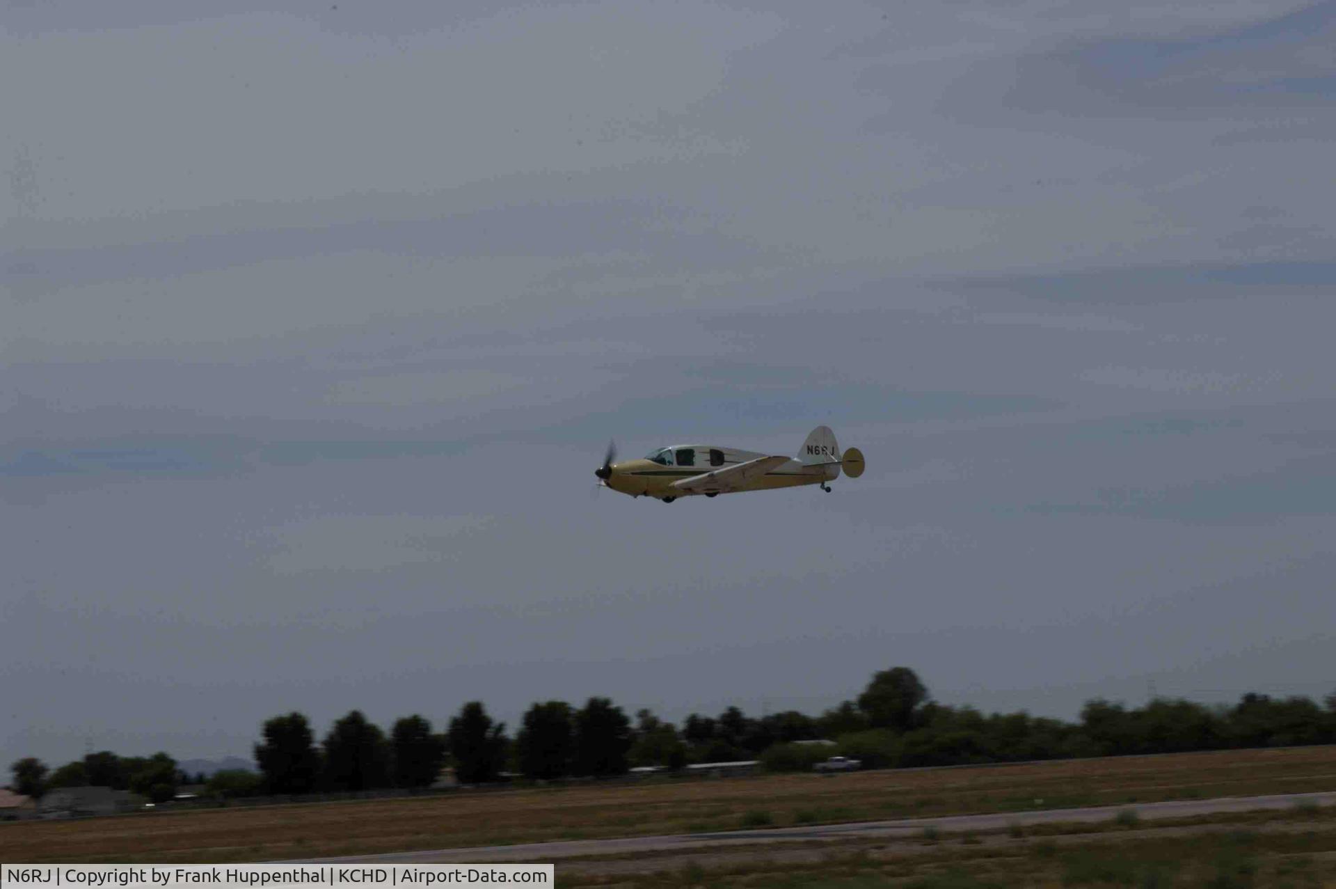 N6RJ, 1950 Bellanca 14-19 Cruisair Senior C/N 2062, Low Pass CHD (10 EAA Young Eagles up for their 1st flight) Billy Walker, pilot