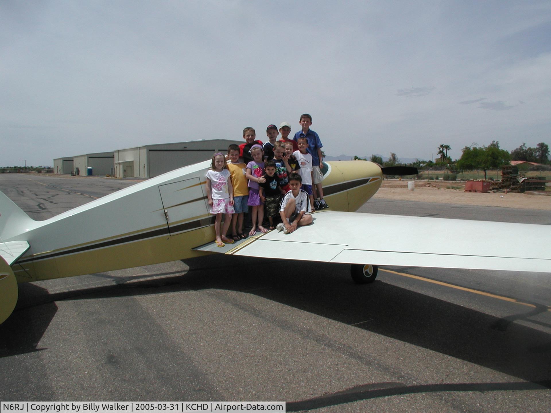 N6RJ, 1950 Bellanca 14-19 Cruisair Senior C/N 2062, 10 EAA Young Eagles up for their first flight 3-31-2005