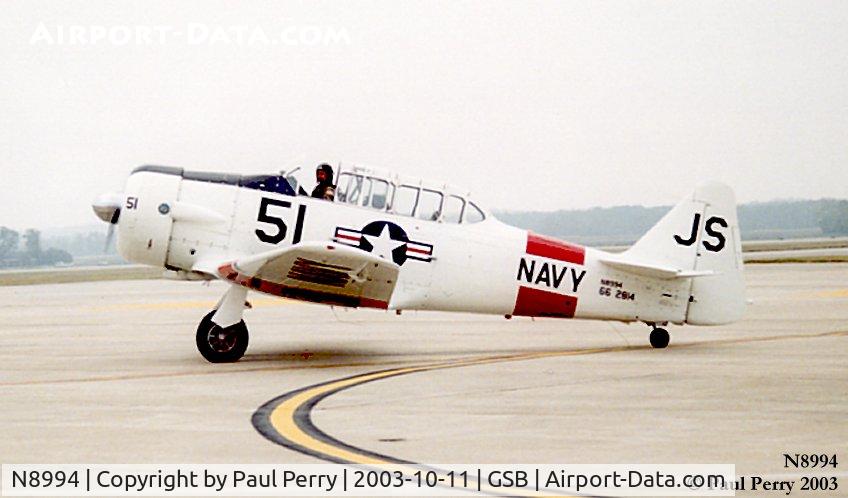 N8994, 1943 Noorduyn AT-16 Harvard II C/N 66-2814, Nice and tidy taxiing out to form up with the other Texans