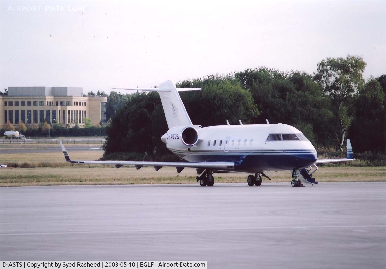 D-ASTS, 1998 Bombardier Challenger 604 (CL-600-2B16) C/N 5378, CL604