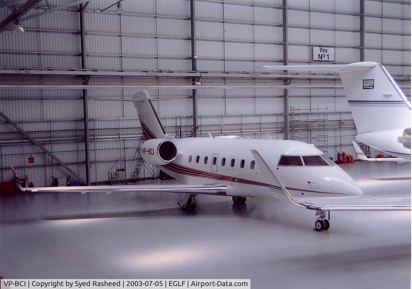 VP-BCI, 1996 Canadair Challenger 601-3R (CL-600-2B16) C/N 5193, CL600