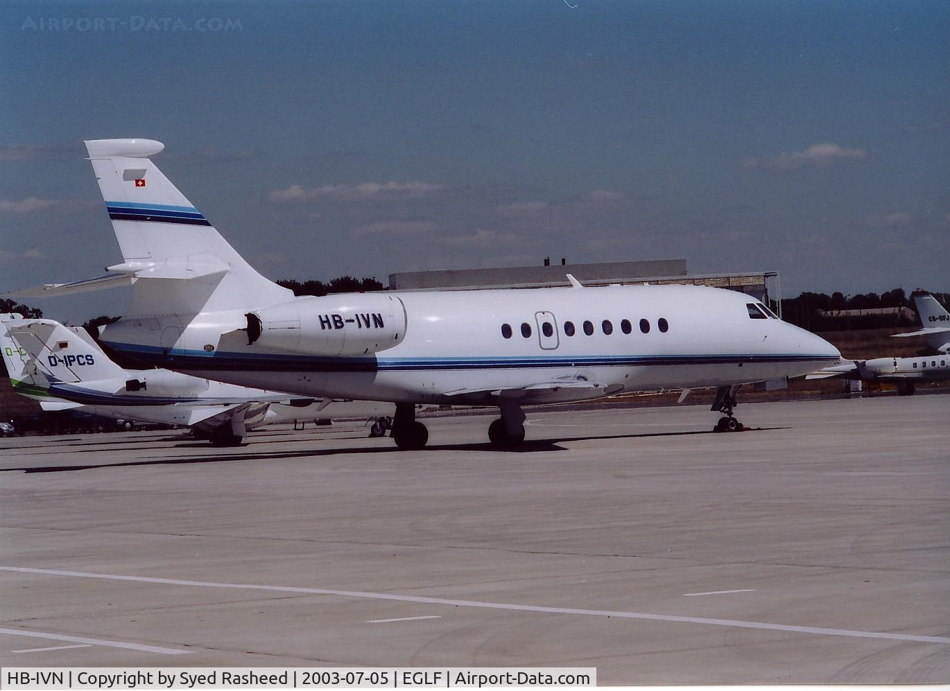 HB-IVN, 1998 Dassault Falcon 2000 C/N 061, FALCON 2000