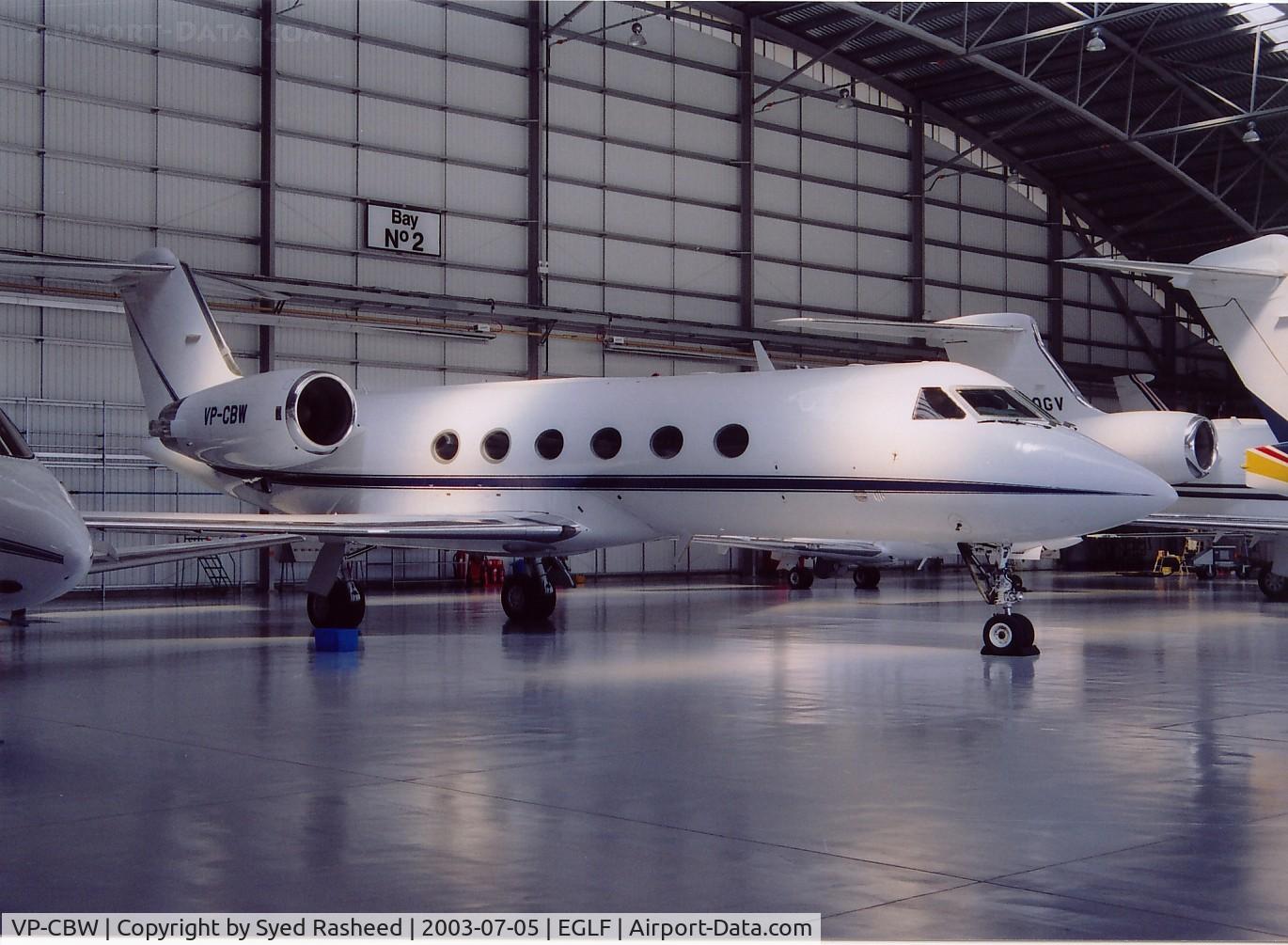 VP-CBW, 1989 Gulfstream Aerospace G-IV C/N 1096, GULFSTREAM IV