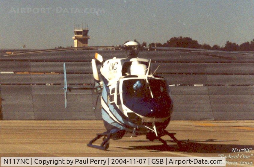 N117NC, 1997 Eurocopter-Kawasaki BK-117C-1 C/N 7517, Civilian MedEvac helo here in NC