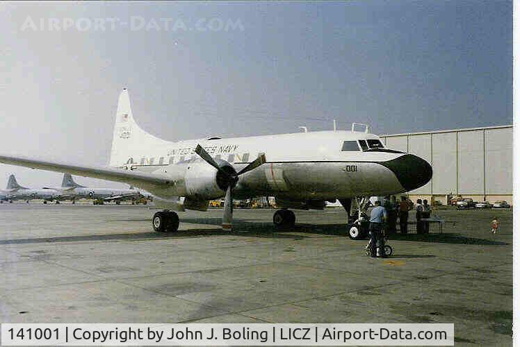 141001, 1955 Convair C-131F (R4Y-1) Samaritan C/N 284, C-131F aka Convair 340. Summer 1980
