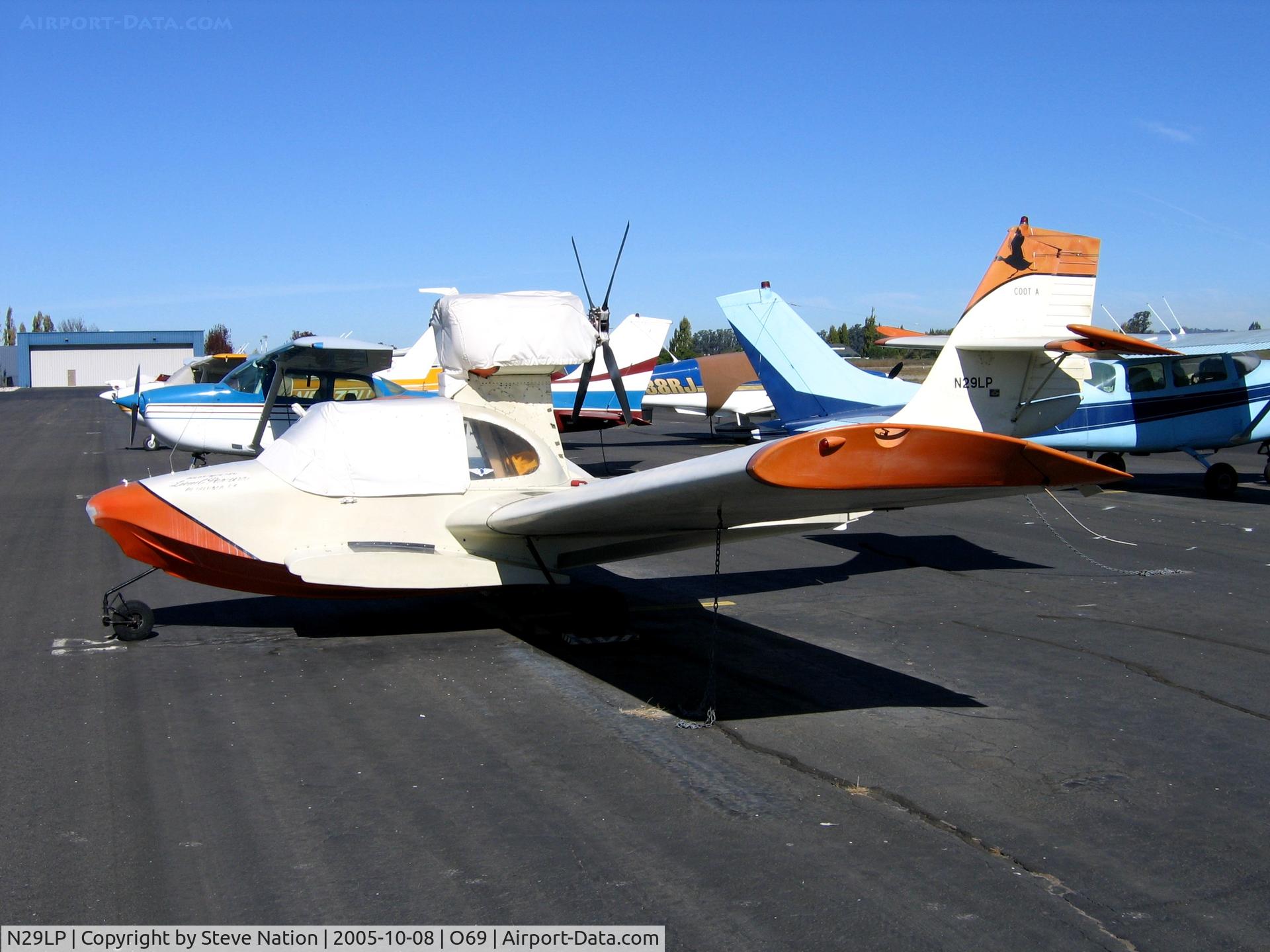 N29LP, 1991 Taylor Coot A C/N QQ14, 1991 Coot-A seaplane homebuilt at Petaluma Municipal, CA