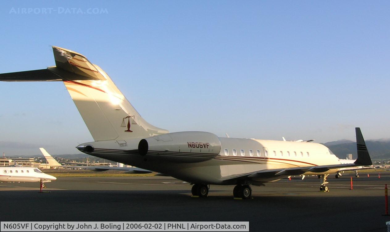 N605VF, 2004 Bombardier BD-700-1A11 Global Express C/N 9152, Global Express (BD-700)