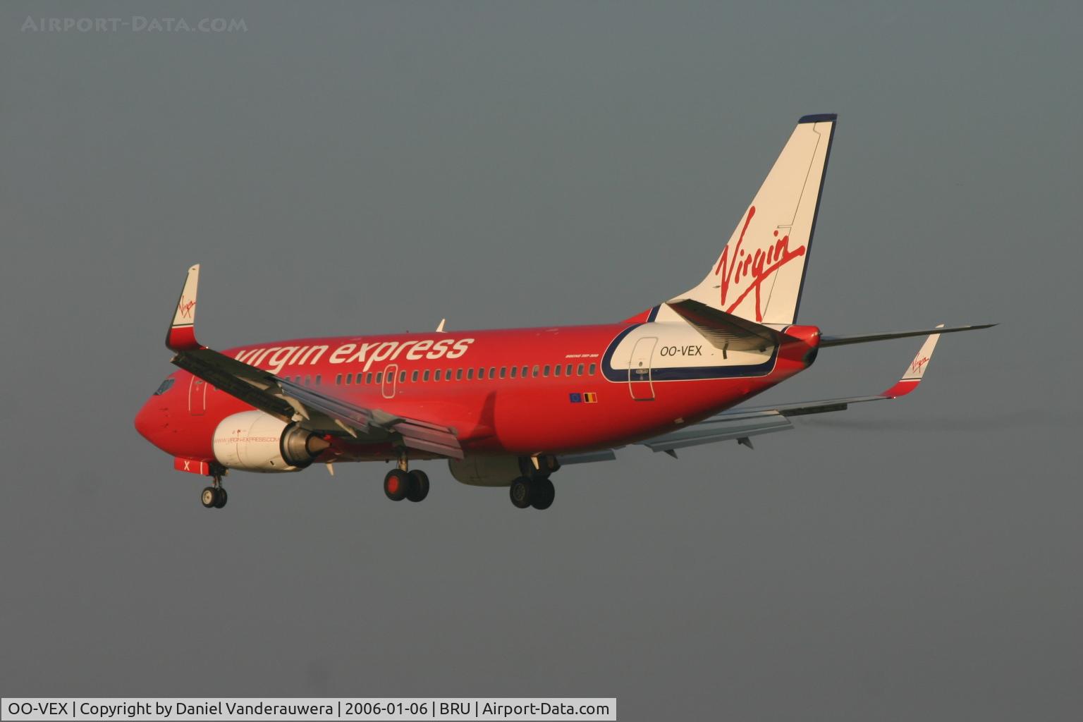 OO-VEX, 1997 Boeing 737-36N C/N 28670, new colours and with winglets