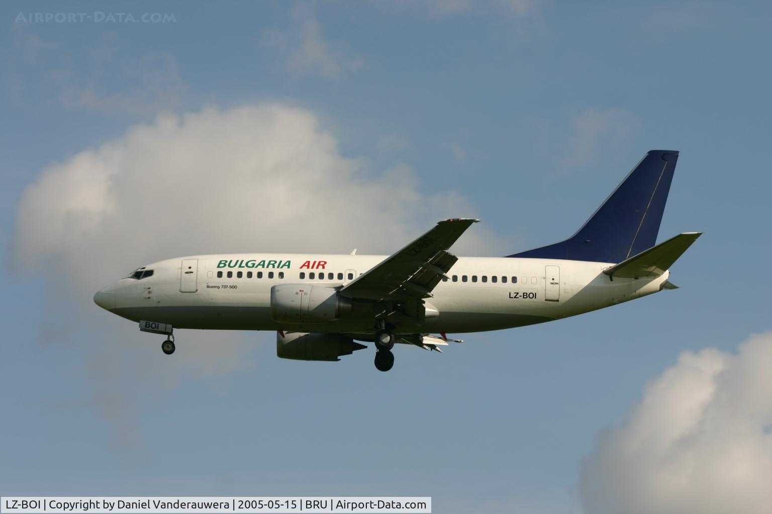LZ-BOI, 1991 Boeing 737-530 C/N 25311, no national colour on tail