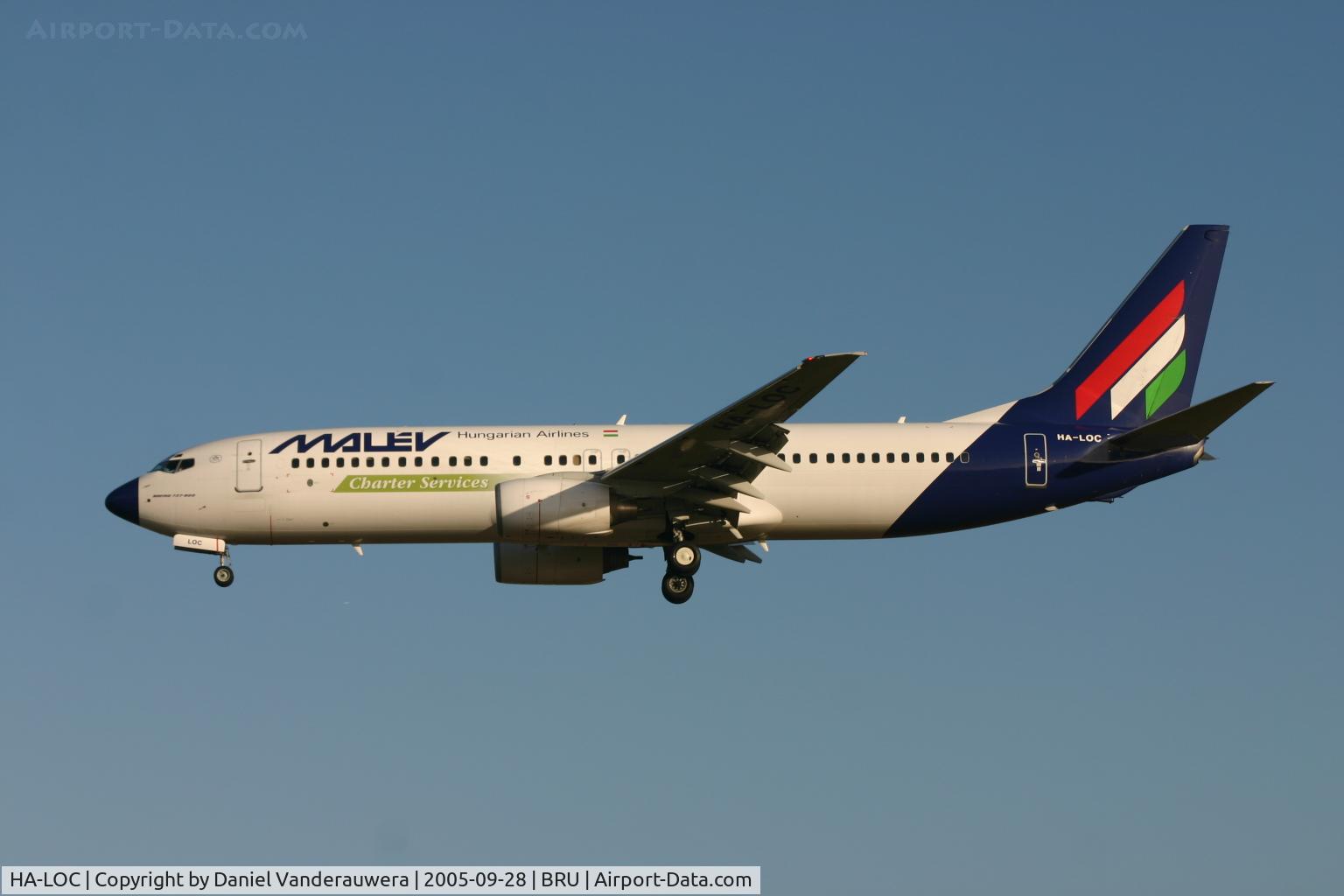 HA-LOC, 2003 Boeing 737-8Q8 C/N 32797, flight MA600