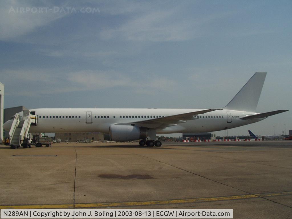 N289AN, 1988 Boeing 757-23A C/N 24289, Ferry flight Lutton GB to Lasham GB. Bruce Burns and John Boling