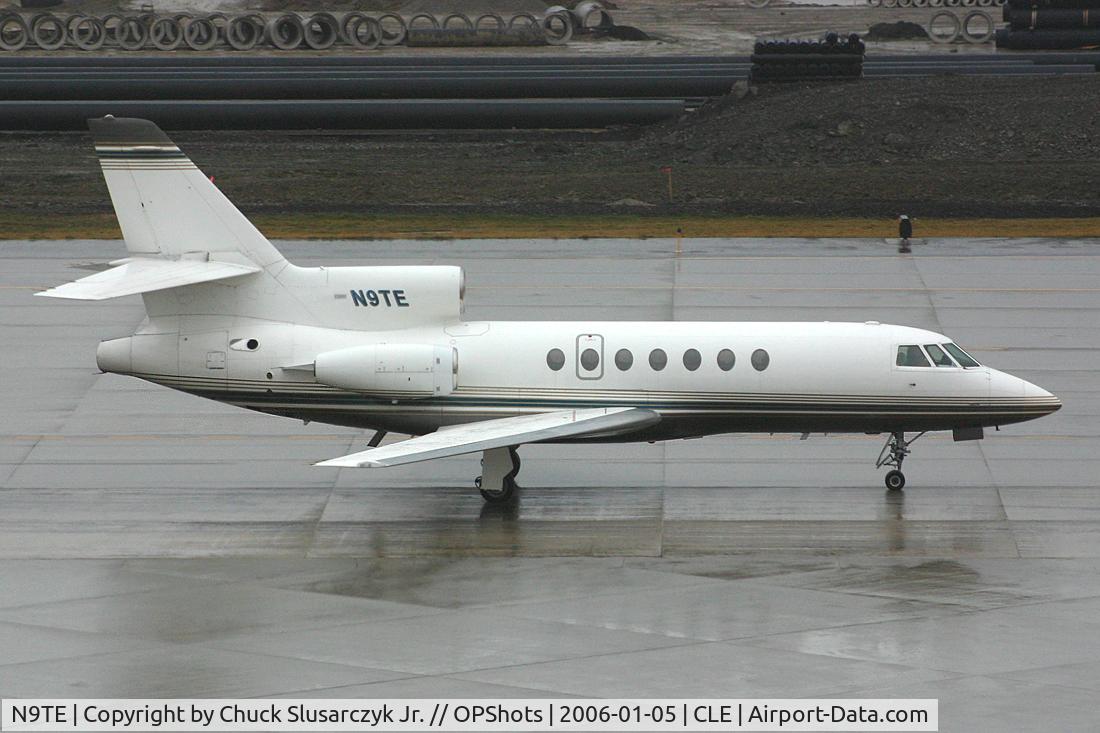 N9TE, 1980 Dassault Falcon 50 C/N 17, Heading out on a dreary Cleveland day for sunny Palm Beach Florida.