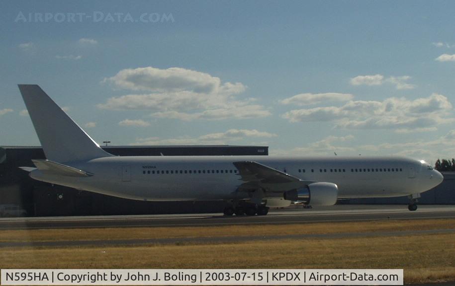 N595HA, 2003 Boeing 767-33A C/N 33425, New aircraft delivered to private party by Bruce Burns and John Boling