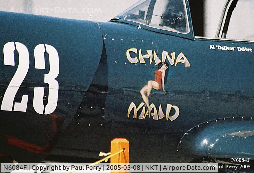 N6084F, 1977 Nanchang CJ-6 C/N 3732023, Nose art on a well-kept CJ-6