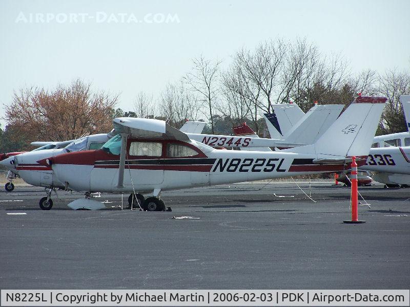 N8225L, 1967 Cessna 172H C/N 17256425, Tied down @ PDK