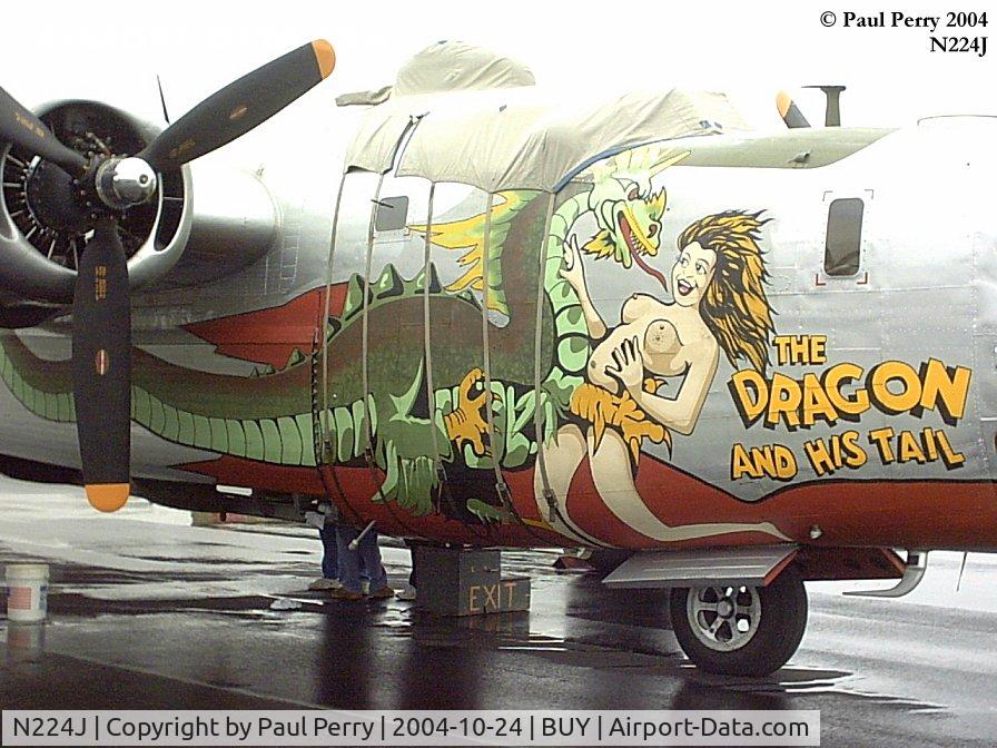 N224J, 1944 Consolidated B-24J-85-CF Liberator C/N 1347 (44-44052), The old art on this bird, she is now 
