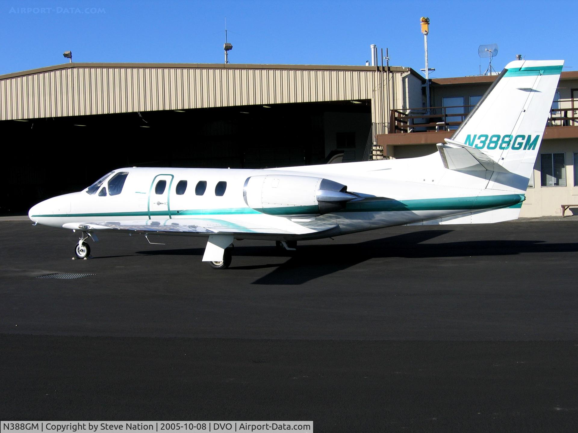 N388GM, 1976 Cessna 500 Citation C/N 500-0323, Thompson Pacific Construction 1976 Cessna 500 at Gnoss Field (Novato), CA