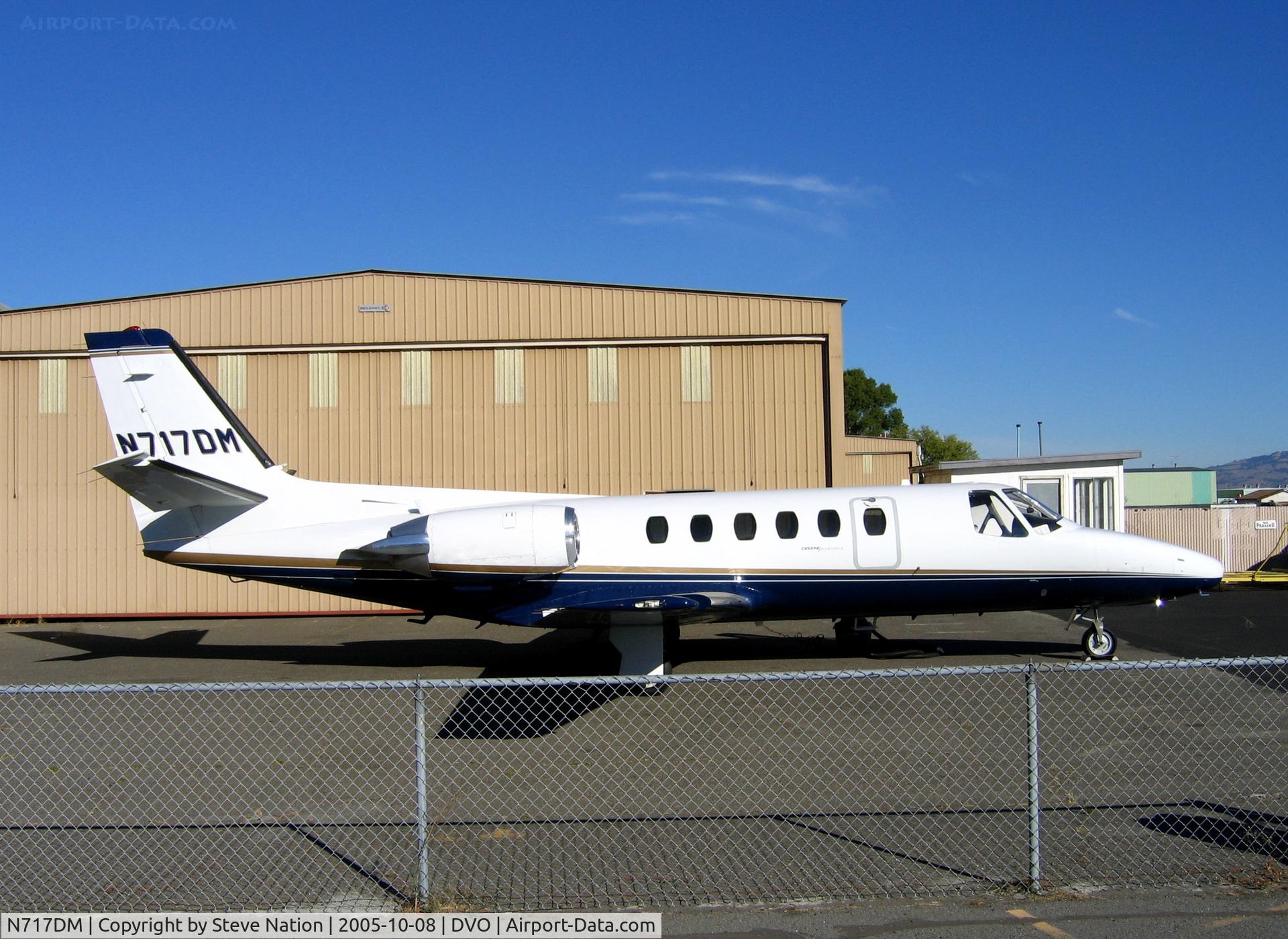 N717DM, 1982 Cessna 550 C/N 550-0436, GRM Aviation 1982 Cessna 550 at Gnoss Field (Novato), CA