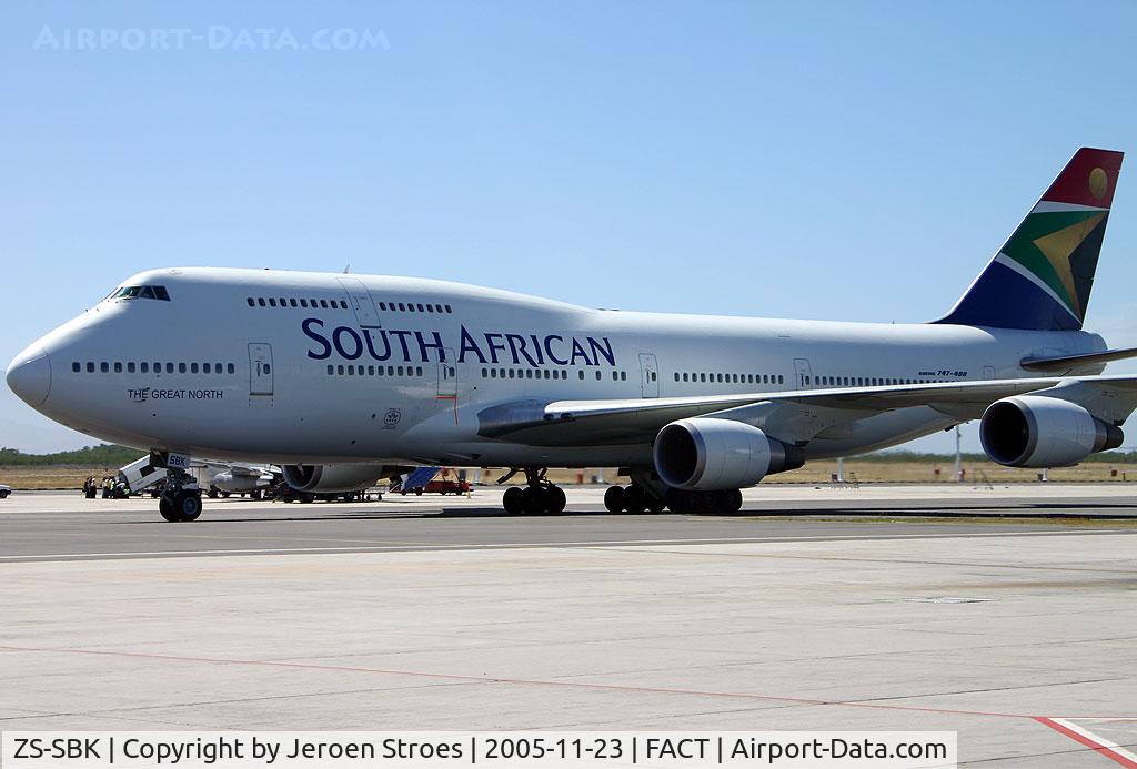 ZS-SBK, 1998 Boeing 747-4F6 C/N 28959, Cape town