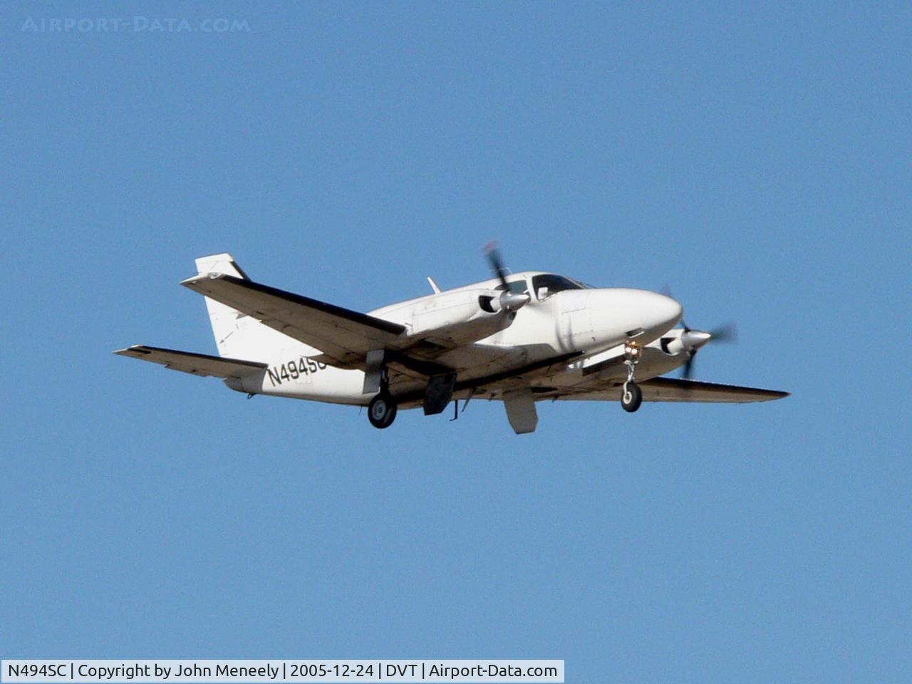N494SC, 1977 Piper PA-31-350 Chieftain C/N 31-7752099, Left main gear would not extend.