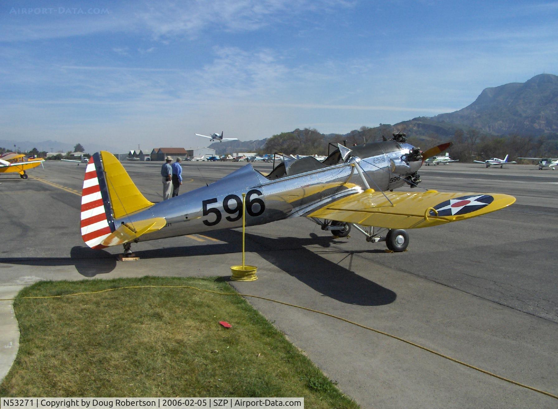 N53271, 1941 Ryan Aeronautical ST3KR C/N 1625, Ryan Aeronautical ST-3KR as PT-22, Kinner R5-540-1, 160 Hp, std. class