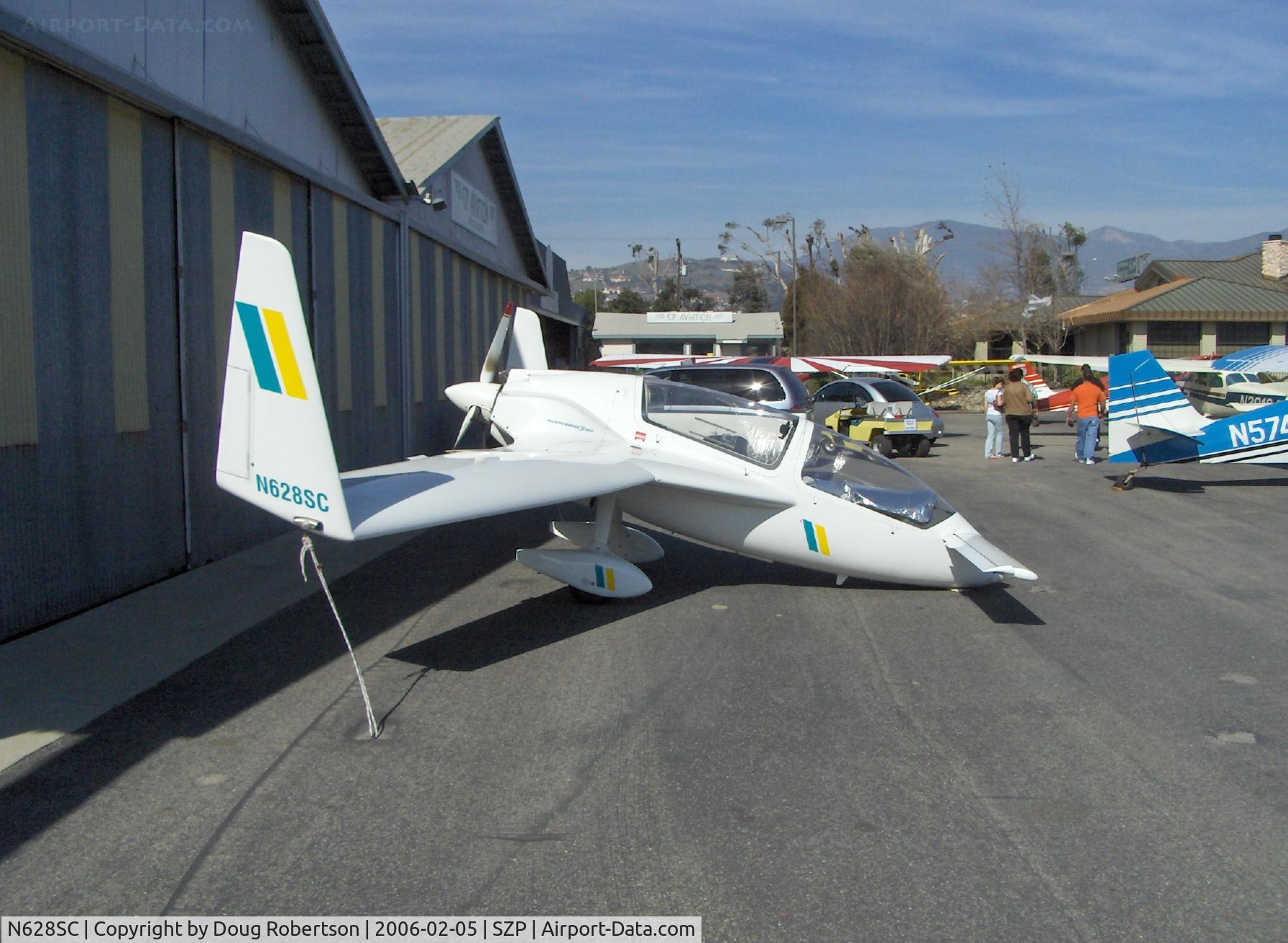 N628SC, Gyroflug SC-01B-160 Speed Canard C/N S-29, Gyroflug SC 01 B 160 SPEED CANARD, Lycoming O-320-D1A 160 Hp pusher