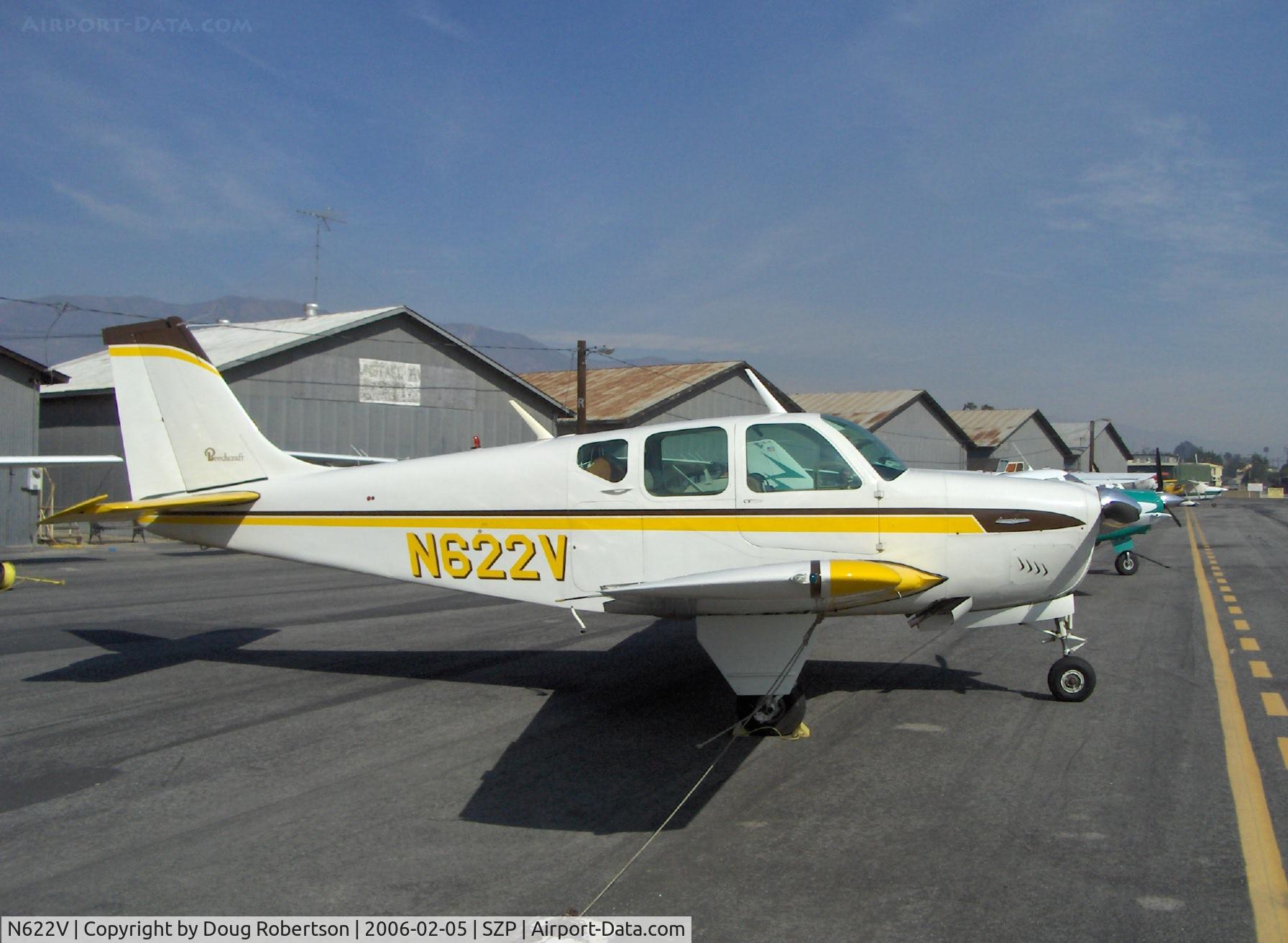N622V, 1960 Beech 35-33 Debonair C/N CD-45, 1960 Beech 35-33 DEBONAIRE, Continental IO-470-J 225 Hp