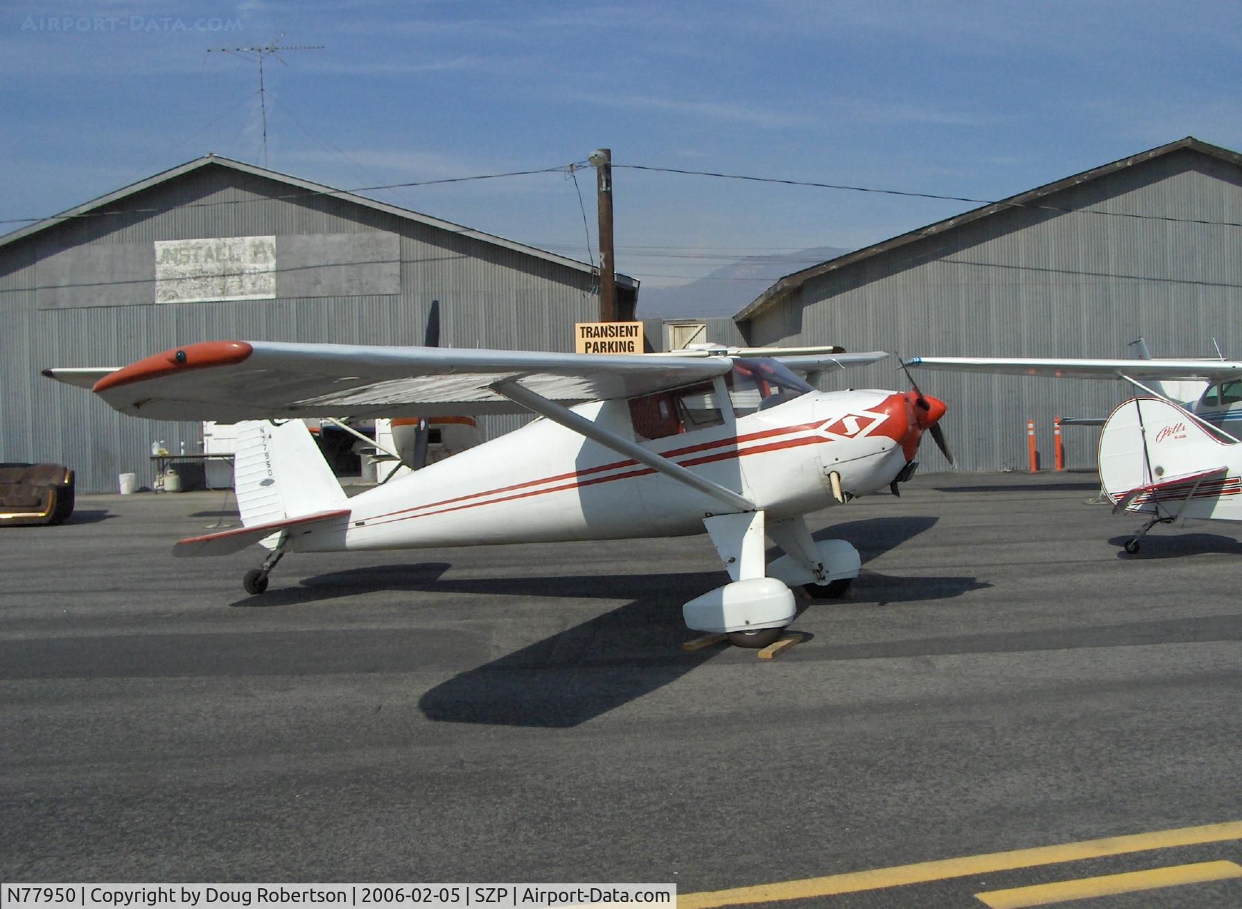 N77950, 1946 Luscombe 8A C/N 3677, 1946 Luscombe 8A, Continental A&C 65