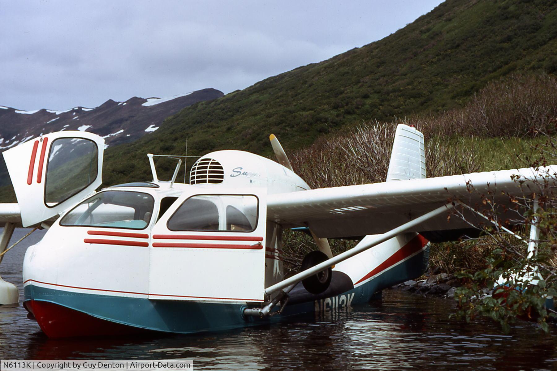 N6113K, 1947 Republic RC-3 Seabee C/N 296, Taken in the 70's at Kodiak Alaska
