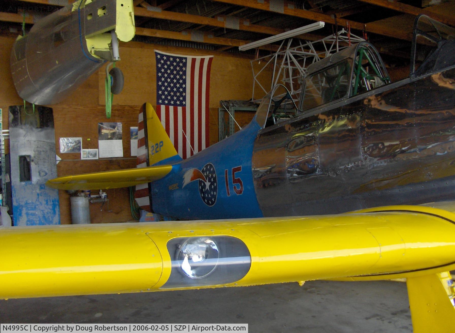 N4995C, 1949 North American T-6G Texan C/N 168-481, North American T-6G TEXAN (1949 factory reman) 'Thirsty Girl'